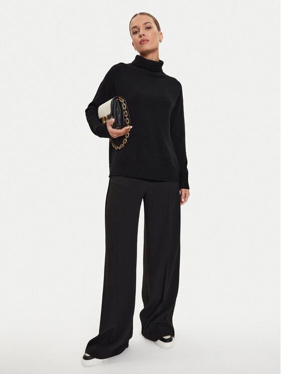 Max Mara Leisure Max Mara Leisure Ζιβάγκο Superbo 2426366148 Μαύρο Relaxed Fit