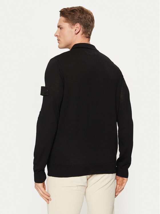 Stone Island Stone Island Maglione 8115571FC Nero Regular Fit