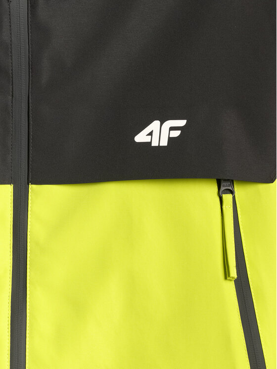 4F 4F Kurtka przejściowa CITY JACKETS Zielony Regular Fit