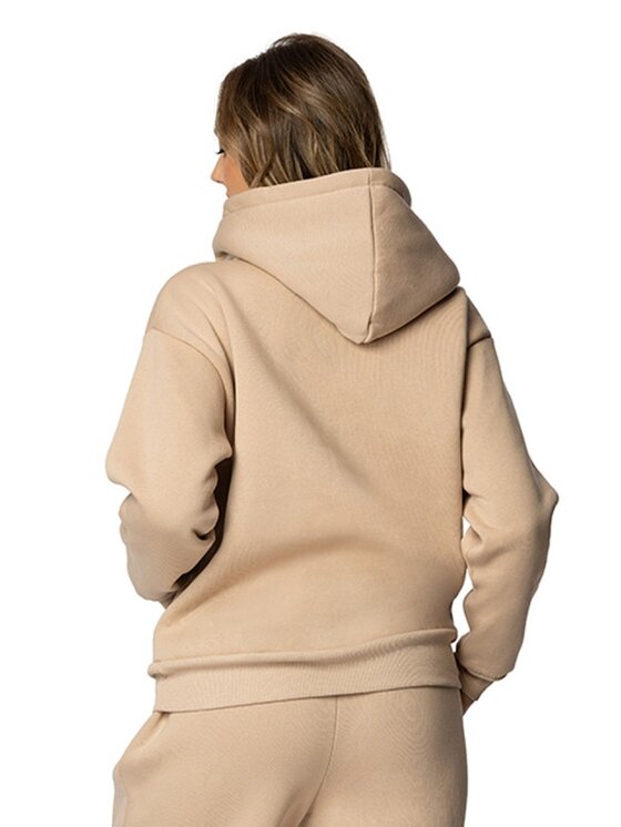 DKaren Sport DKaren Sport Bluza DK-K-B9 Beżowy Regular Fit