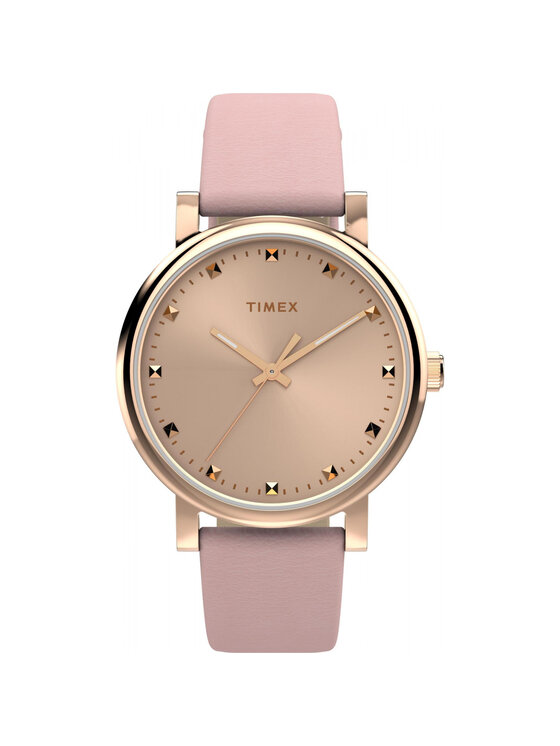 Timex Timex Zegarek TW2U05200 Różowy