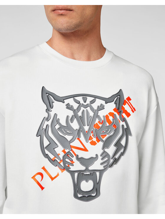 Plein Sport Plein Sport Longsleeve 1267 Bianco Regular Fit