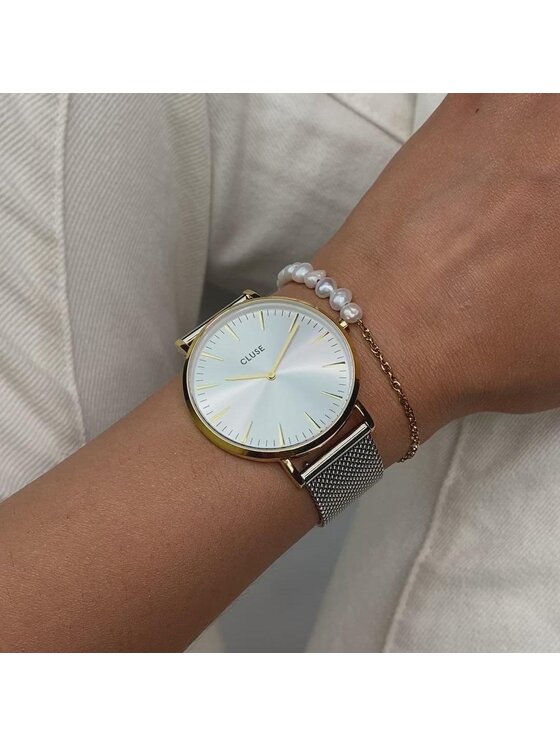 Cluse Cluse Hodinky CG10119 Stříbrná