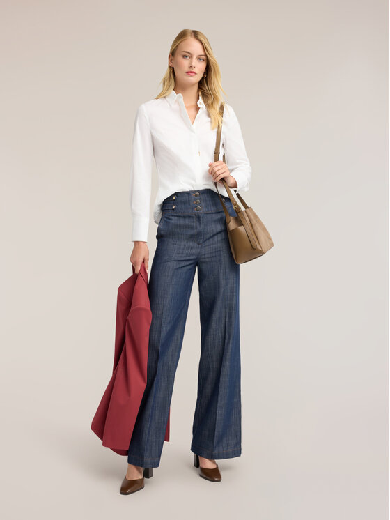 Motivi Motivi Koszula 5082Q001005N011 Biały Regular Fit