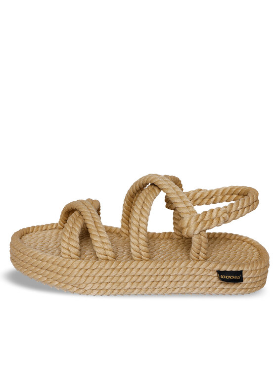 Bohonomad Bohonomad Sandalen Tahiti Platform TAH.0012.PRS Beige