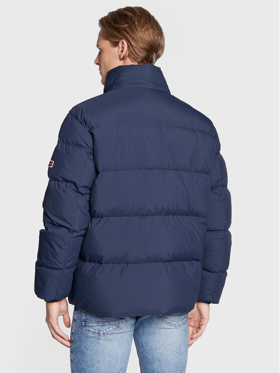 Tommy Jeans Tommy Jeans Pūkinė striukė Essential DM0DM15447 Tamsiai mėlyna Regular Fit