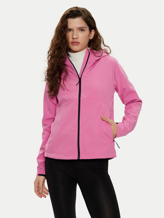 4F 4F Geacă softshell 4FWAW24TSOFF285 Roz Regular Fit