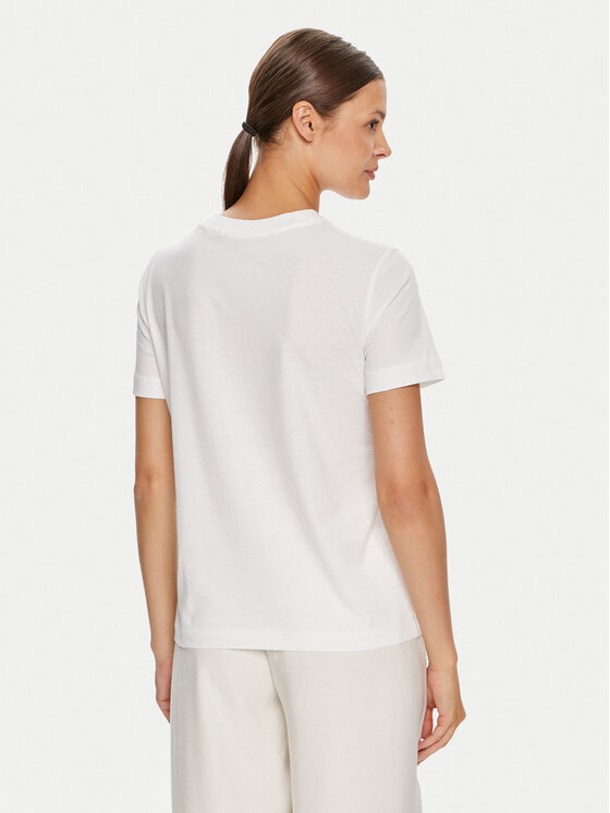 Calvin Klein Jeans Calvin Klein Jeans Marškinėliai Outlined J20J224791 Balta Regular Fit