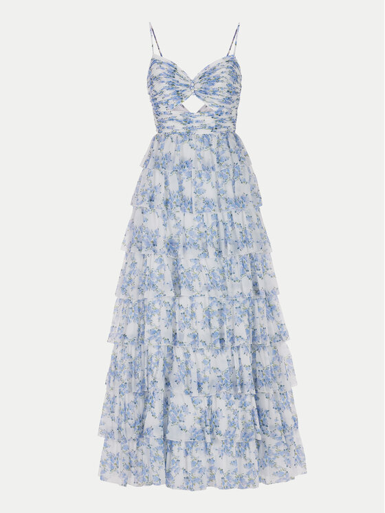 Hey Kyla Swing Abendkleid 5AH016HK Blau Regular Fit
