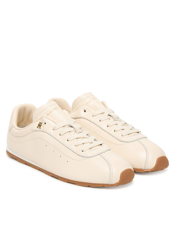 Tommy Hilfiger Tommy Hilfiger Sneakersy Th Low Profile Runner FW0FW08951 Écru