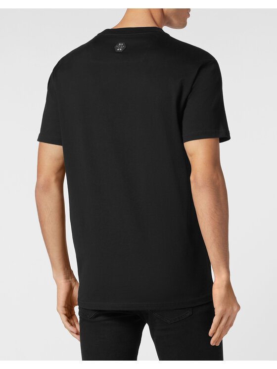PHILIPP PLEIN PHILIPP PLEIN T-Shirt 9839 Czarny Regular Fit
