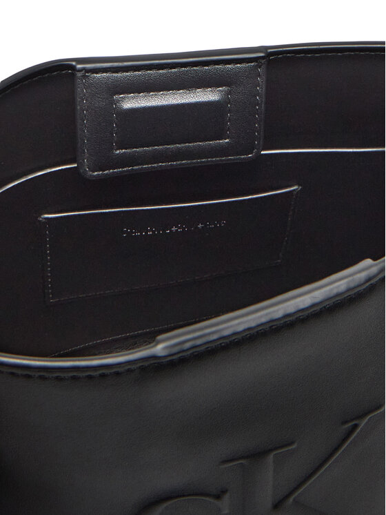Calvin Klein Jeans Calvin Klein Jeans Geantă Sculpted Chain Shoulder Bag LV04K3163G Negru
