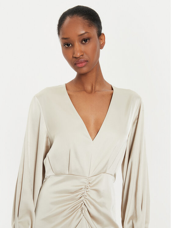 Karen by Simonsen Karen by Simonsen Kokteilinė suknelė Peel 10105036 Smėlio Loose Fit