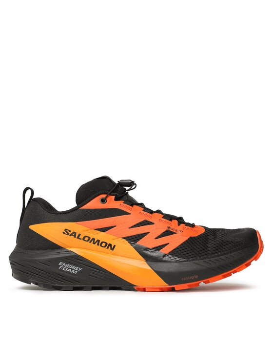 Salomon Skriešanas apavi Sense Ride 5 Gore-Tex L47147300 Melns