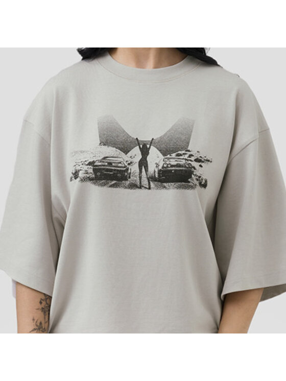2005 2005 T-Shirt Mirage Szary jasny Oversize