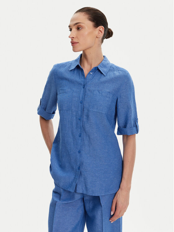 Olsen Olsen Košile 12002121 Modrá Regular Fit