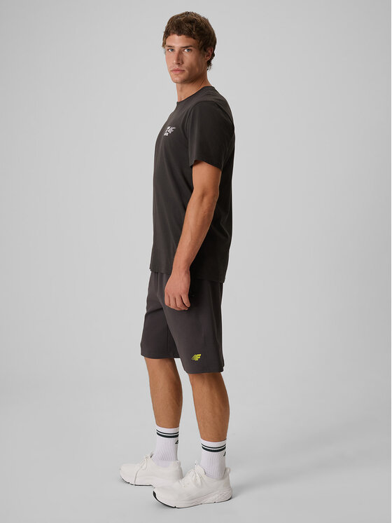4F 4F Szorty sportowe SETPOINT Szary ciemny Regular Fit