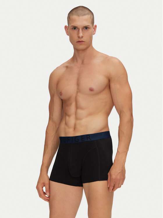 Tommy Hilfiger Tommy Hilfiger Súprava 3 kusov boxeriek UM0UM03465 Čierna