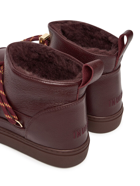 Inuikii Inuikii Sniega zābaki Full Leather Gloss 1001.001.0371 Bordo