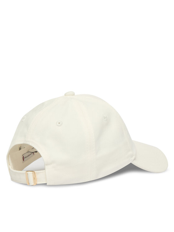 Tommy Hilfiger Tommy Hilfiger Czapka z daszkiem Th Elevated Chic Cap AW0AW17631 Biały