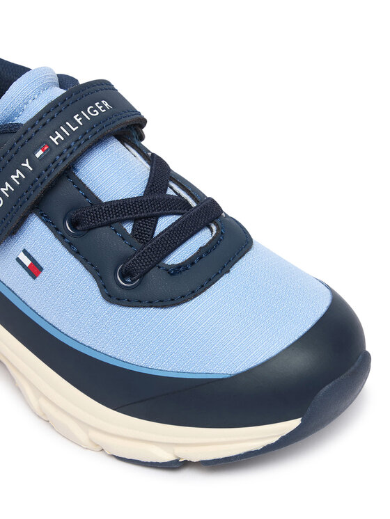 Tommy Hilfiger Tommy Hilfiger Сникърси Low Cut Lace-Up/Velcro Sneaker T1X9-35260-1844 M Син