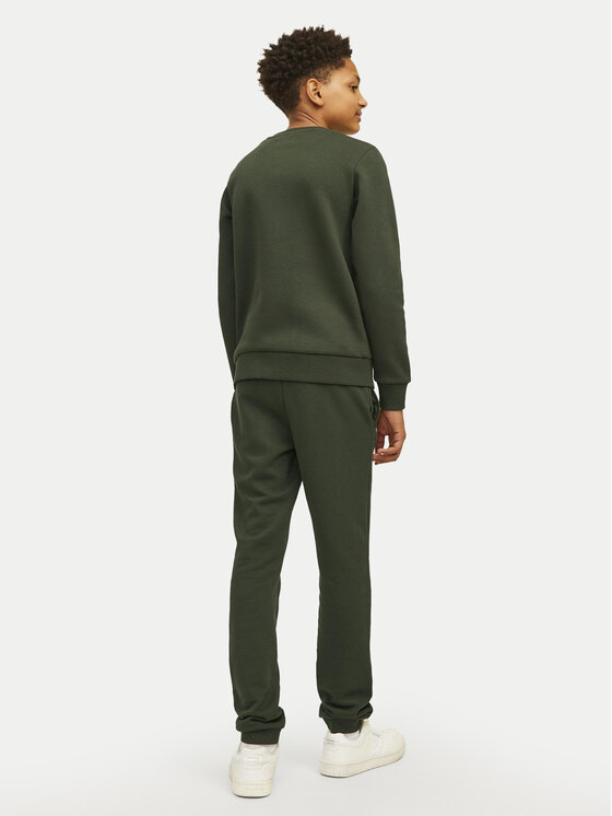 Jack&Jones Junior Jack&Jones Junior Majica dugih rukava Logo 12258840 Zelena Regular Fit