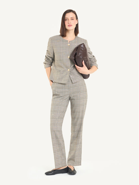 KMX KMX Spodnie materiałowe 809620005 Brązowy Straight Fit