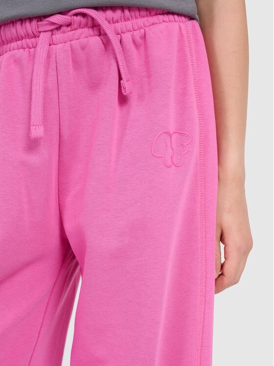 4F 4F Pantaloni da tuta 4FJRAW25TTROF1601-54S Rosa Oversize