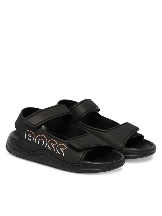 BOSS BOSS Sandále J52821 D Čierna