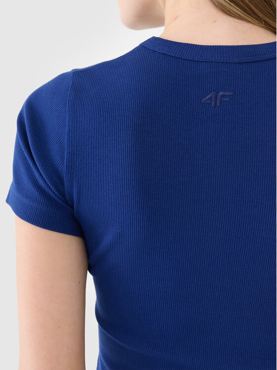 4F 4F T-Shirt EMPOWERED BY NATURE Granatowy Slim Fit