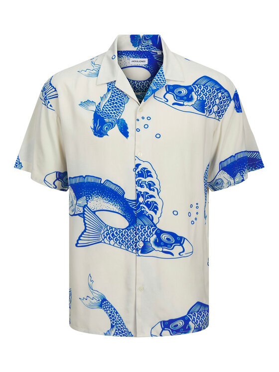 Jack & Jones Jack & Jones Ing Jeff 12268465 Kék Relaxed Fit