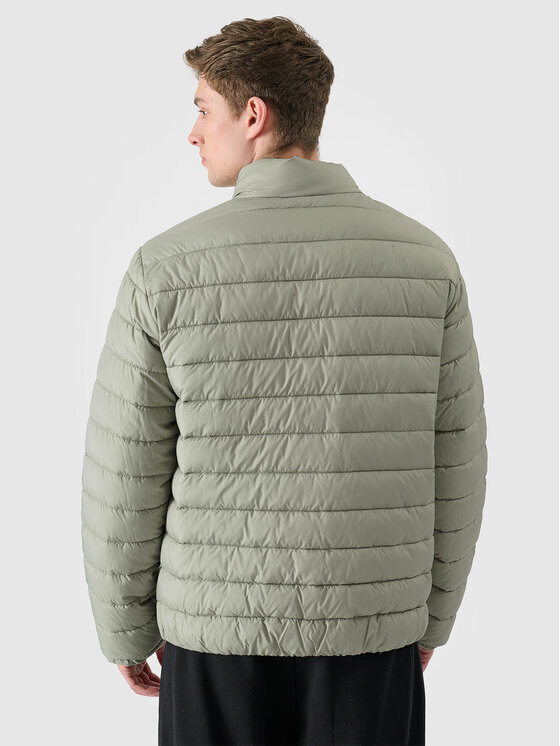 4F 4F Kurtka puchowa BASIC+ Khaki Regular Fit