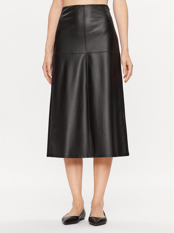 Max Mara Leisure Krilo iz umetnega usnja Renata 2337760136 Črna Regular Fit