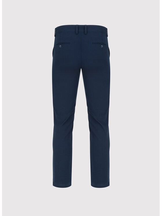 Pako Lorente Pako Lorente Spodnie materiałowe P26SF-WX-005 Granatowy Classic Fit