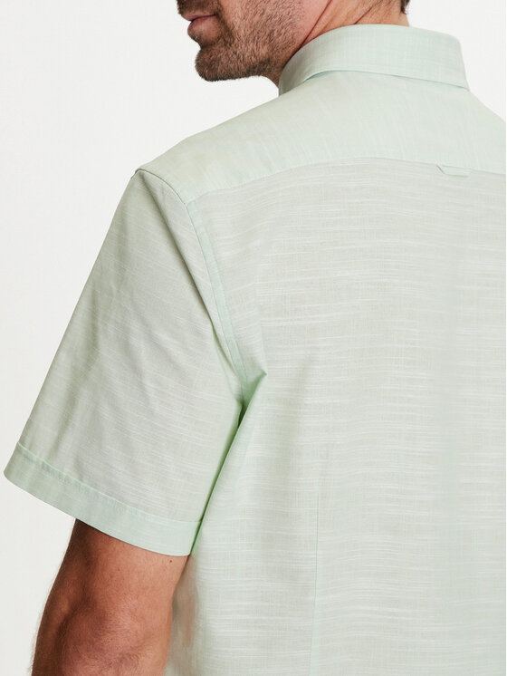 Bugatti Bugatti Camicia 9450 58330A Verde Regular Fit