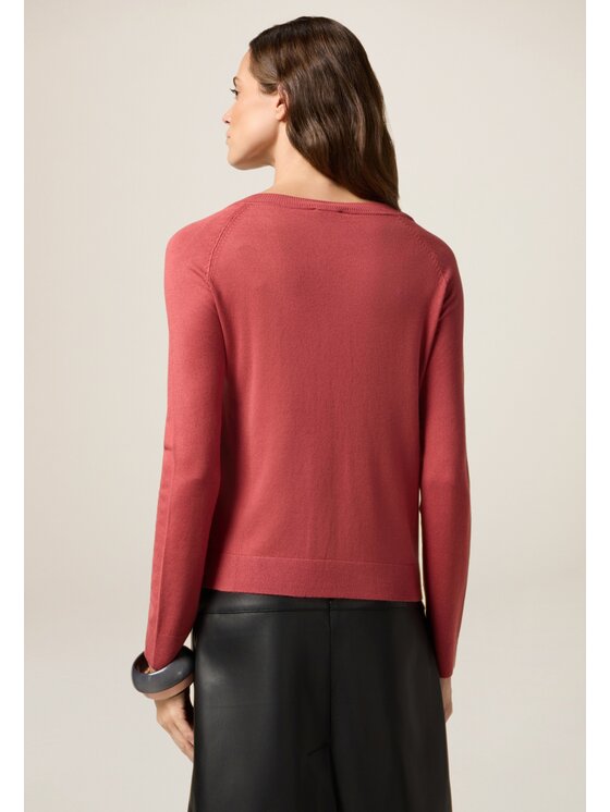 Oltre Oltre Cardigan M284J005018N027 Arancione Slim Fit