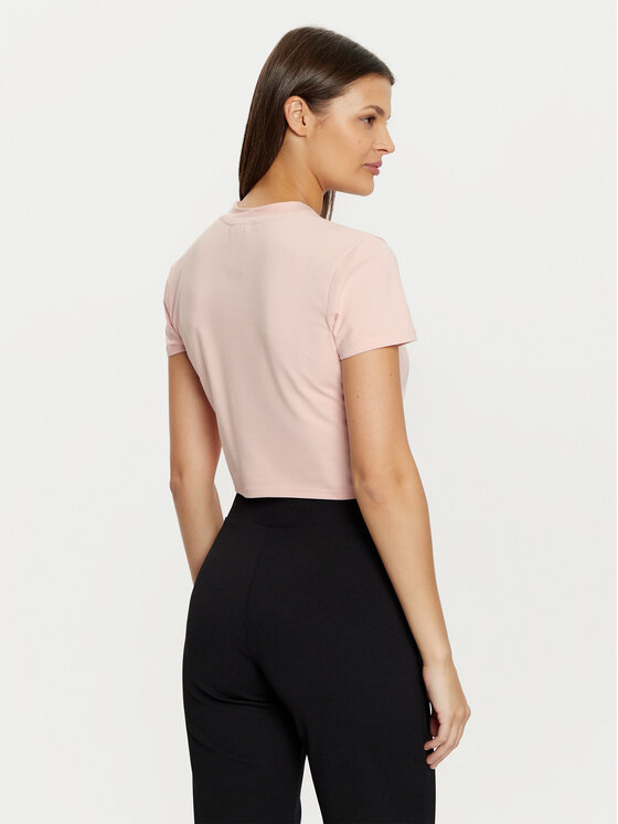 Guess Guess Тишърт V4YI20 KCDH1 Розов Boxy Fit
