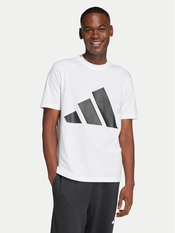 adidas adidas Majica Essentials Big Logo JE8943 Bela Regular Fit