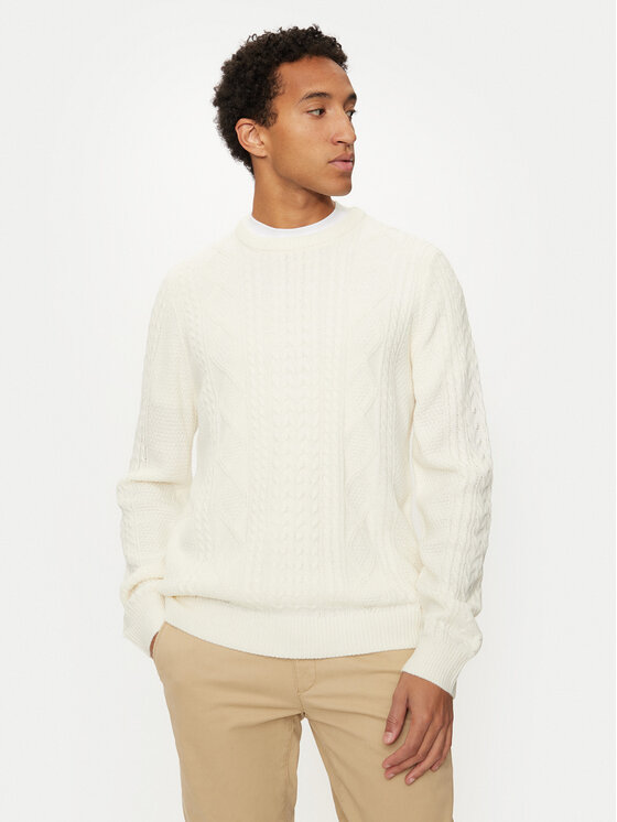 U.S. Polo Assn. Maglione MUP2808 Écru Regular Fit, taglia : XL