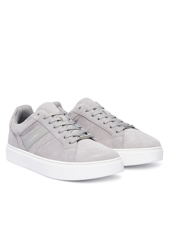 Calvin Klein Calvin Klein Snīkeri Classic Cups Laceup Tape Su HM0HM02200 Pelēks