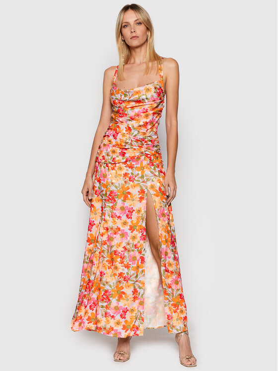For Love & Lemons For Love & Lemons Φόρεμα καλοκαιρινό Willa CD2384 Έγχρωμο Slim Fit