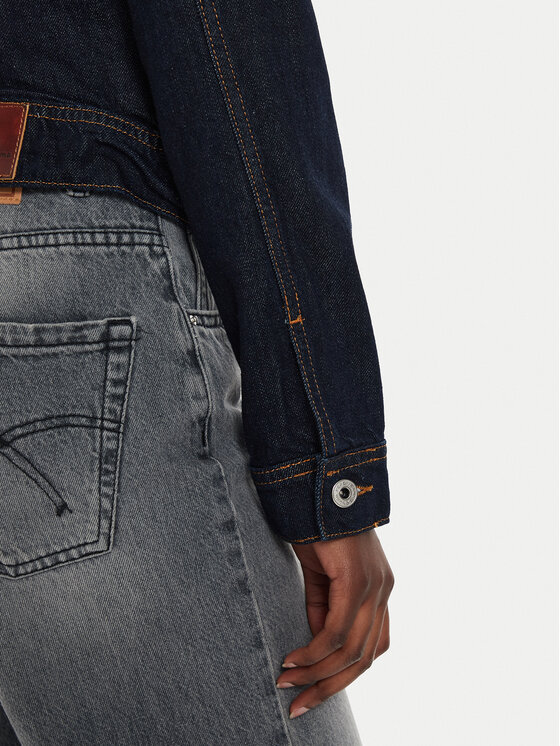 Pepe Jeans Pepe Jeans Džínsová bunda PL402430 Tmavomodrá Slim Fit