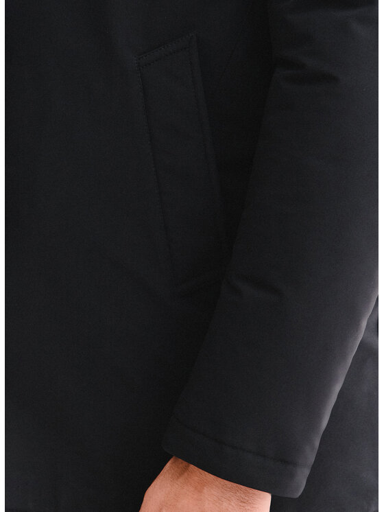 Pako Lorente Pako Lorente Kurtka przejściowa P25WF-5X-013 Czarny Classic Fit