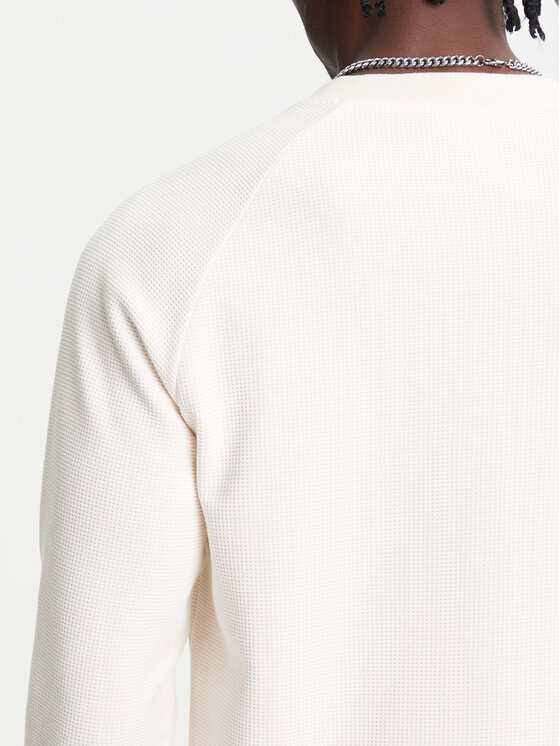 adidas adidas Longsleeve Trefoil Essentials JX2757 Εκρού Loose Fit
