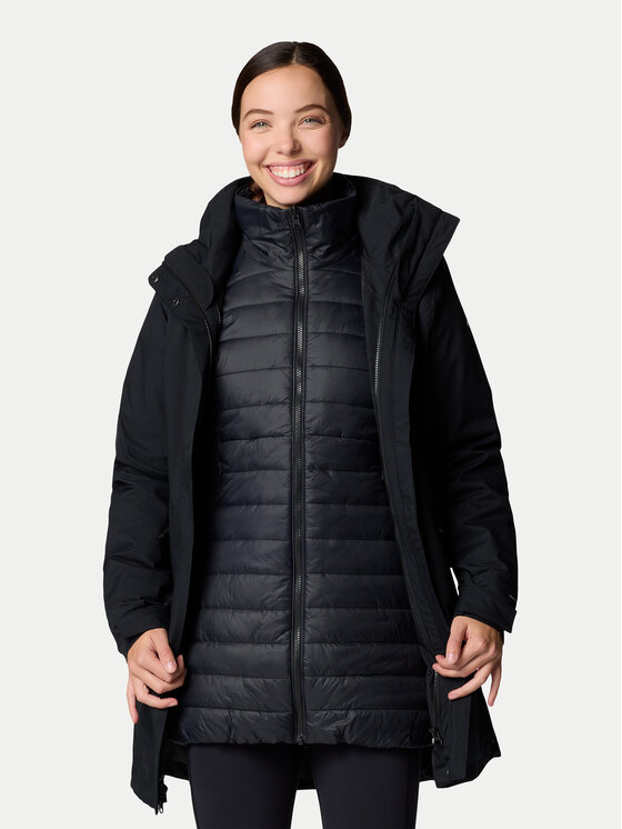 Columbia Columbia Pohodna jakna Pulaski™ II 3-in-1 2113971 Črna Regular Fit