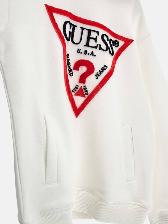 Guess Kids Guess Kids Sweter 151963 Biały Classic Fit