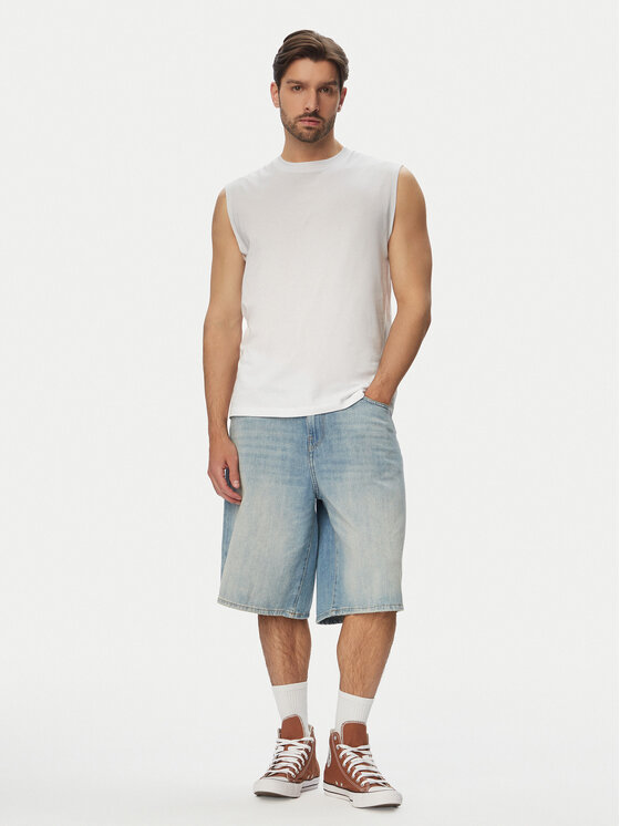 Jack & Jones Jack & Jones Tank top Simon 12297709 Valge Relaxed Fit