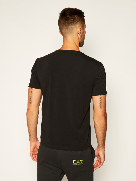 T-shirt 8NPTL8 PJ03Z 1200 Nero Slim Fit
