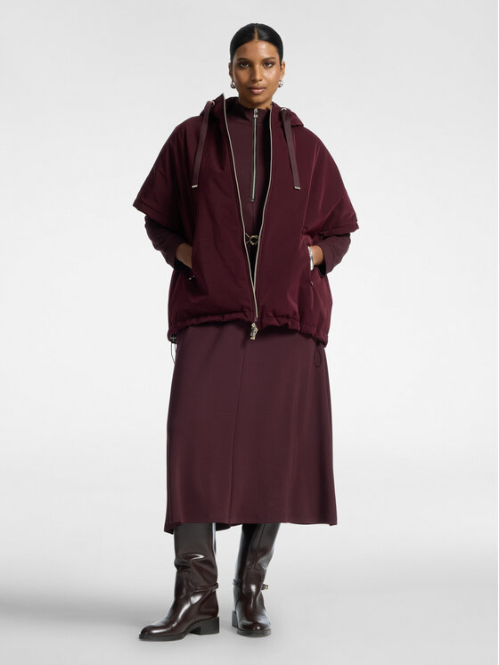 Elena Mirò Elena Mirò Giubbotto piumino F002E000068N039 Bordeaux Over Fit