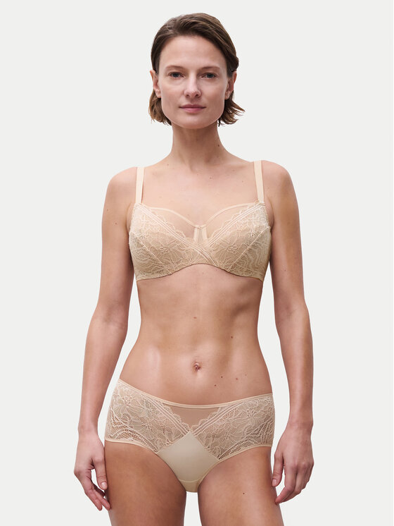 Chantelle Chantelle Sutien cu armătură Floral Touch C94210 Bej